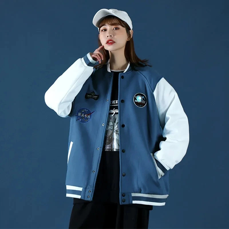 Ins Tide Baseball Uniform Jacket Female Loose Korean Version Student