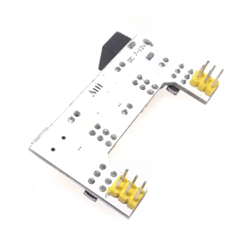 2PCS 전원 모듈, 브레드보드 전용, 5V/3.3V DC 전압 안정화 모듈과 호환되는 2채널 브레드보드 모듈