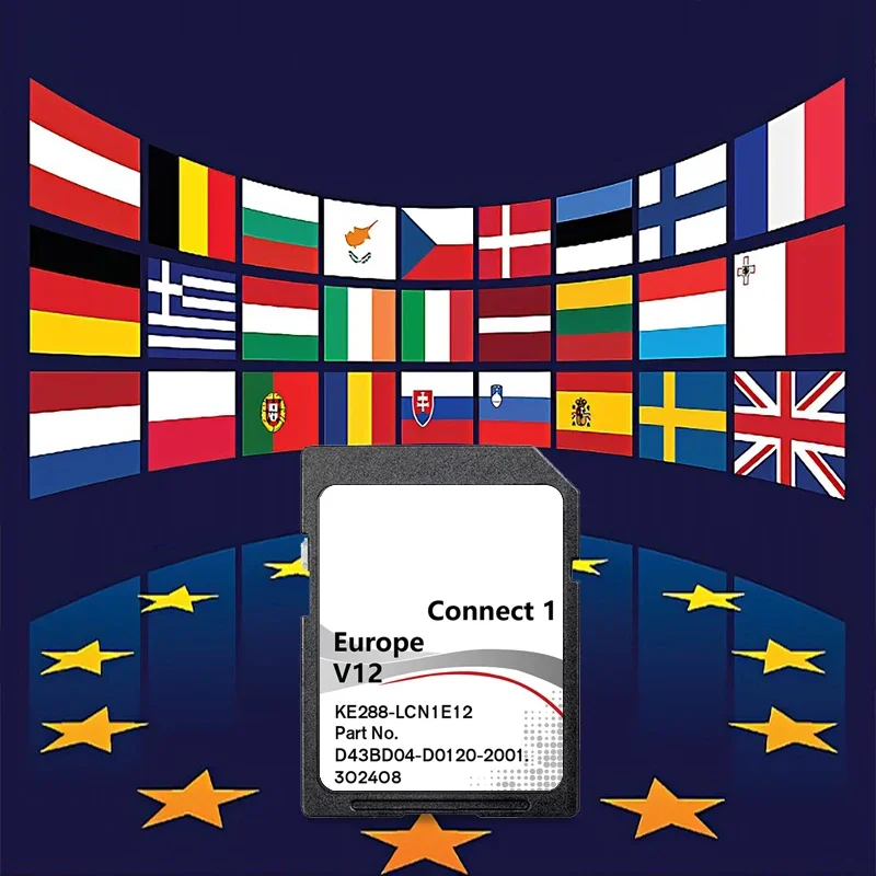 

8GB Card Gps Connect 1 V12 Navigation Copy Software Navi For Nissan Sd Card