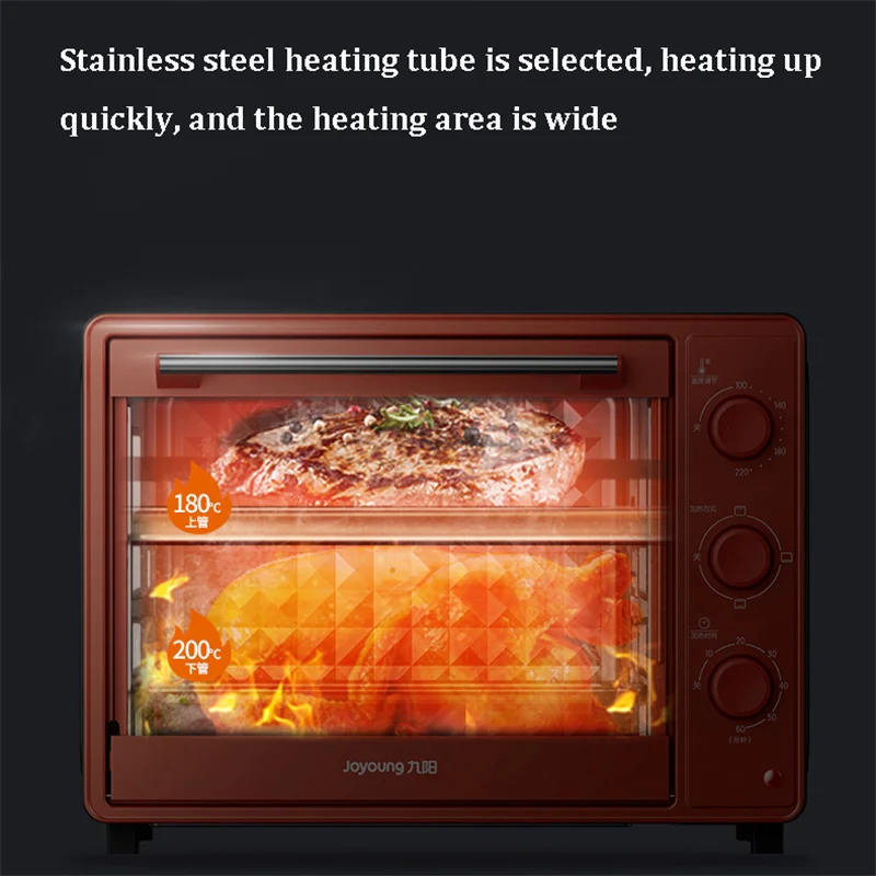 DACHOO Countertop Electric Kitchen Oven 35L Steam Oven Air Fryer Without  Oil 3 In 1 Multifunctional Pizza Oven Home Cooking - AliExpress