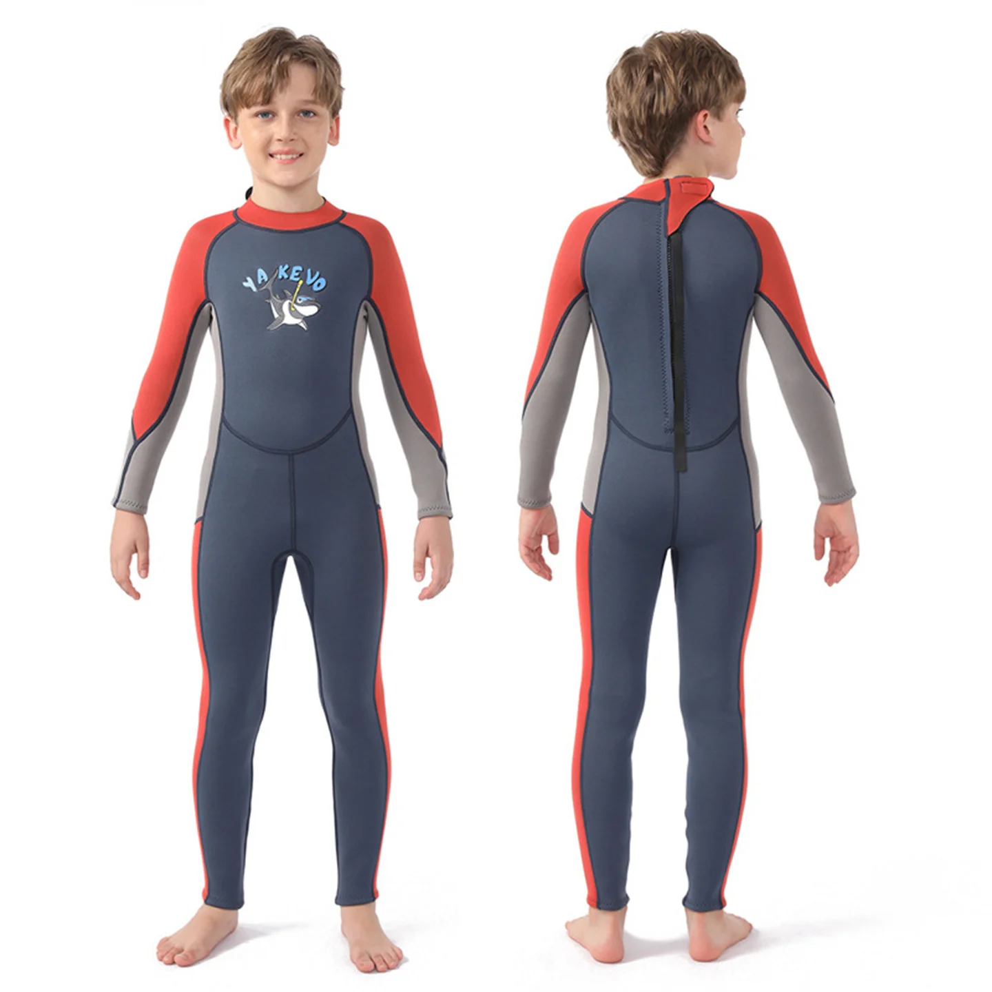 Muta In Neoprene 2.5mm Per Bambini - Intera O Shorty, Per Nuoto, Surf E Snorkeling, Design Colorato - Foto 12