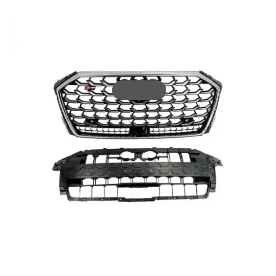 

For A8 D5 Modification Grille Change To S8 Style Front Bumper Grill for Audi A8 Center Grills 2019-2023