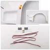 For 1/14 Tamiya Truck Tractor Scania 56368 770s 1 Pair Front Wheel Eyebrow Lamp Lights Holder DIY RC Cars Upgrade Accessories 1