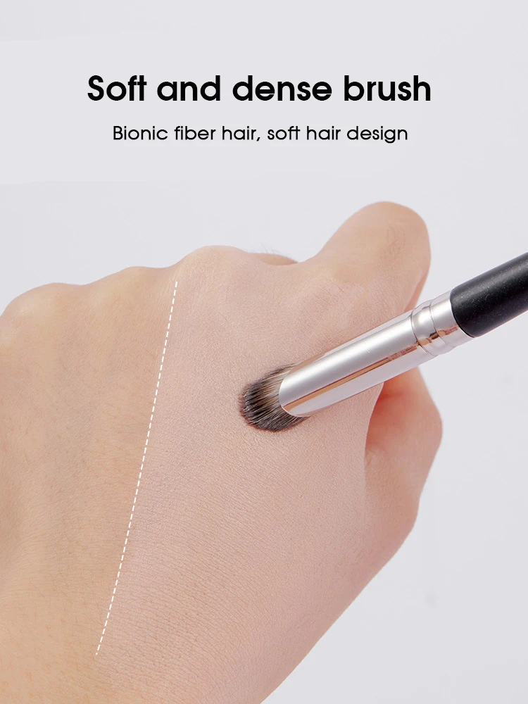 Finger belly thumb concealer brush cover pimple print spots round head soft hair concealer makeup brush do not eat powder nose s 3