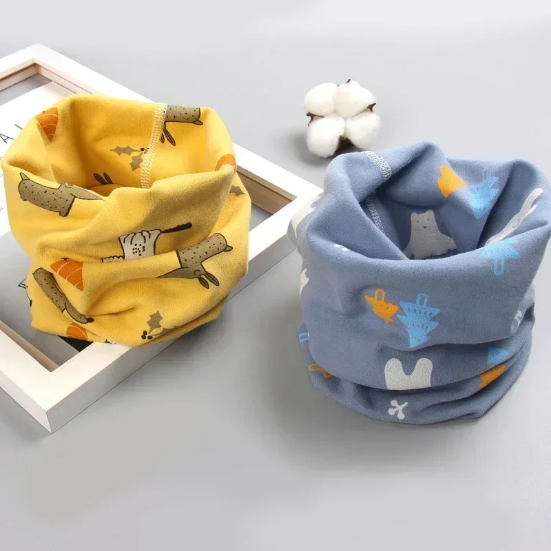 New Cotton Baby Scarf Autumn Spring Snood Children Scarf Boy Girl Scarf Kids Child Neck O Ring Scarves Collar Warm Neckerchief 4