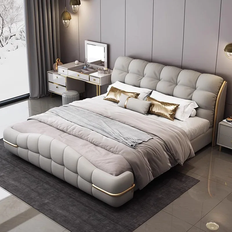 

Multifunction Cheap Beds Queen Headboards Elastic Luxury Bedroom Children Frame Beds Mattress Camas De Dormitorio Furniture HDH