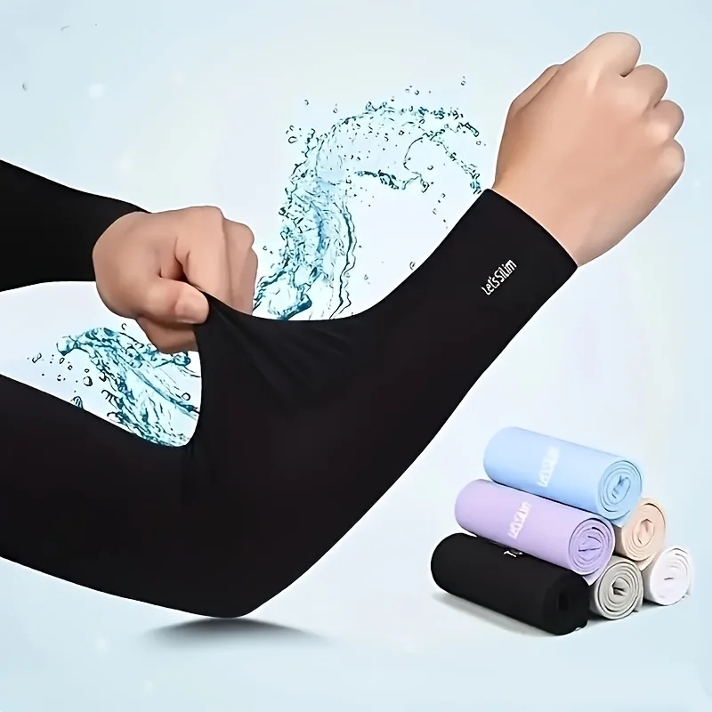 7쌍의 햇빛 및 그늘 차단 팔 커버, 팔 보호대, 패셔너블한 슬리브, 자외선 차단 팔 커버, 사이클링 및 운전에 적합