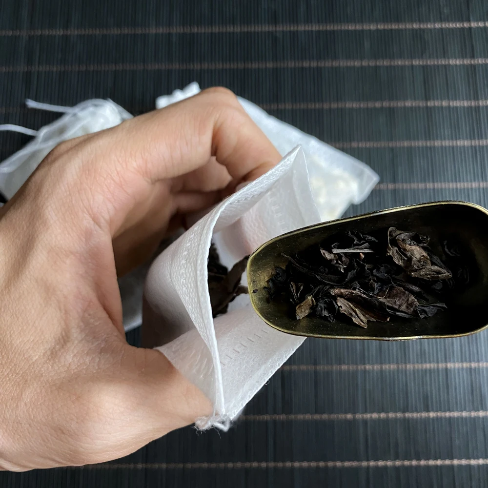 100pcs Food Grade Non-woven Fabric Tea Bags Tea Filter Bags for Spice Disposable Heal Seal Spice Filters Teabags disposable tea filter bags disposable tea bags