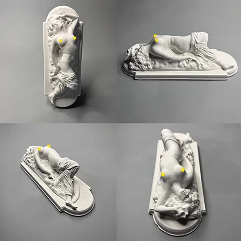 Nordic Retro Embossed Roman European Character Sculpture, Plaster Statue, Home Decoration, Art Desktop Decoration