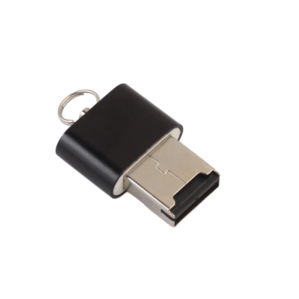미니 알루미늄 합금 USB 2.0 T 플래시 TF 마이크로 SD 메모리 카드 리더 어댑터, PC 및 Mac 컴퓨터용, 메모리 카드 액세서리, 1-3 개