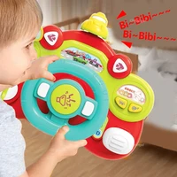 Kids Steering Wheel Simulation Toy with Music Toddler Electric Simulate Driving Car Toy Baby Stroller Learning Education Toys 1