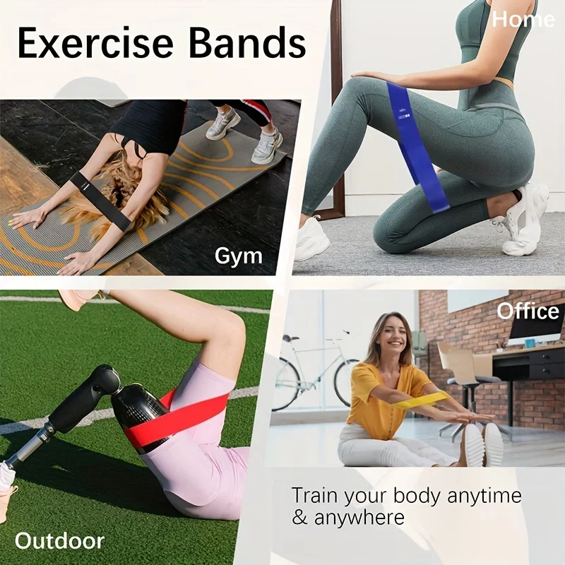 Enhanced Fitness Resistance Bands for Yoga, Pilates, and Strength Training