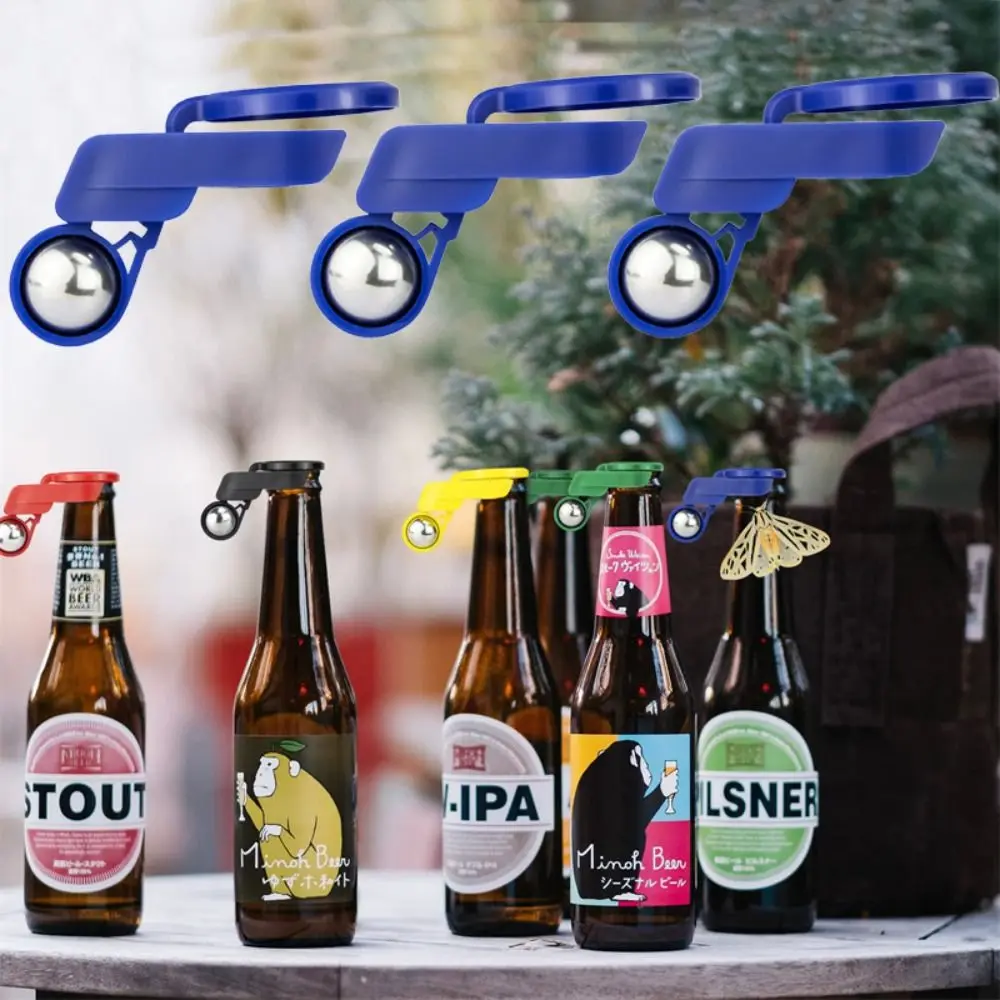 

Sealed Beer Bottle Cap Colorful Automatically Creative Bottle Stopper Plastics Reusable Saver Lid Soda
