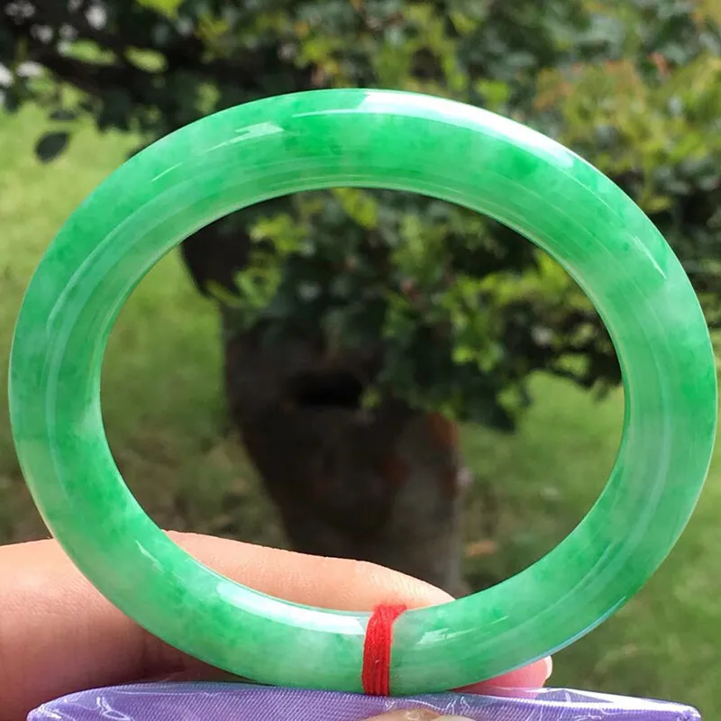 Zhu Yin - Natural Ice Seed Agate, Purple Bamboo Bracelet main image 0