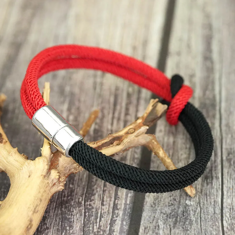 Color Blocking Ukraine Flag Bracelet Unisex Casual