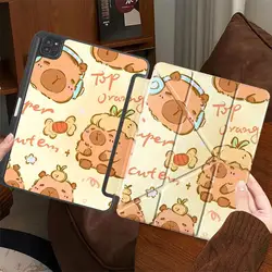 Whimsical Capybara Tablet Holder Case - iPad Pro 2021 11inch (Mix01)