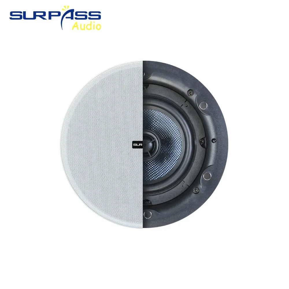 Bluetooth speaker 5.25inch, waterproof, active coaxial, ceiling, for wall installation