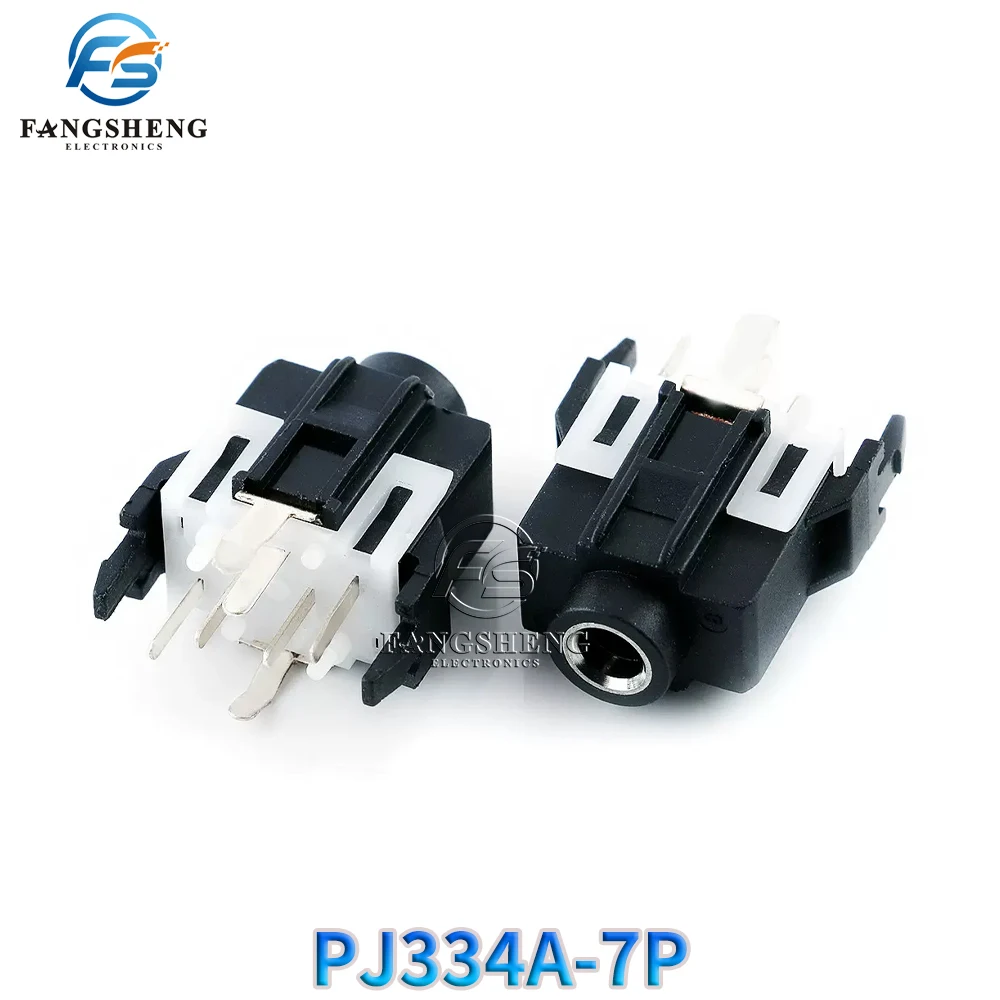 thumbnail image 1 of 10 piezas PJ391 conector de audio y vídeo para auriculares de 3,5 MM, conector jack estéreo de canal doble hembra, conector jack estéreo para montaje en panel de soldadura PJ-320 PJ-392, 1 of 5