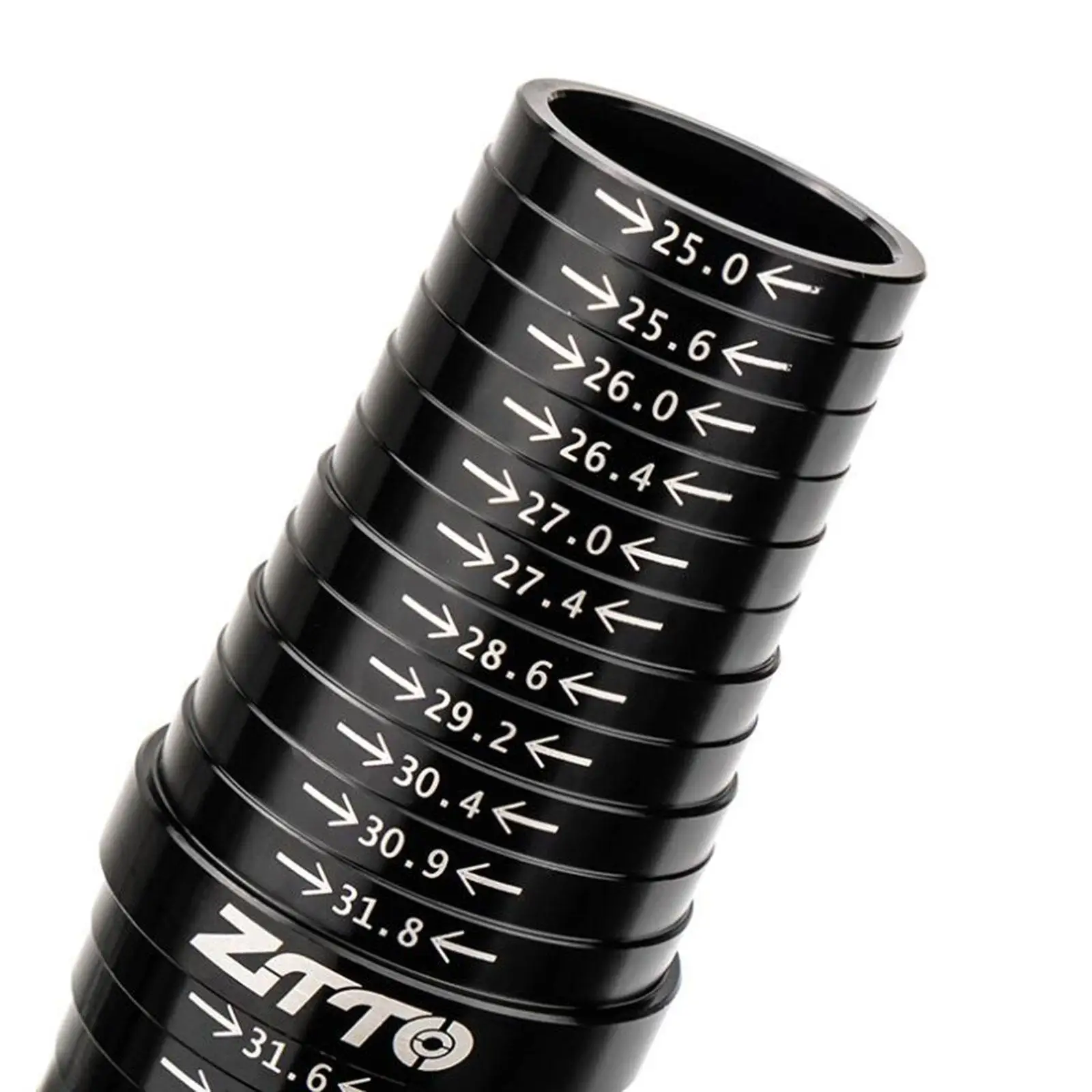 자전거 시트 포스트 측정 도구, 시트 튜브 측정기, 컴팩트 측정 도구, 25mm 31.8mm 휴대용, 사용하기 쉬운 금속 사이저