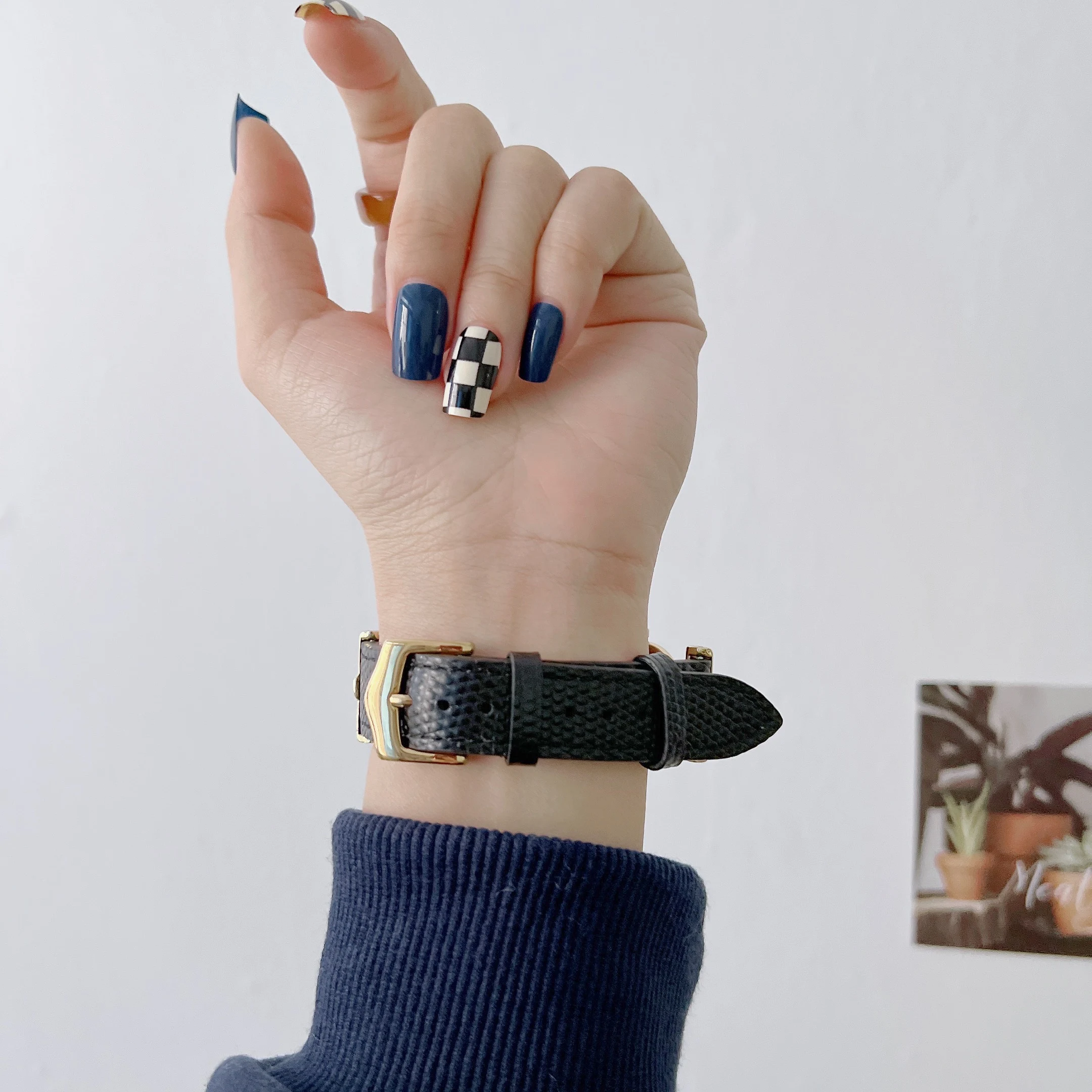 Leather strap For Apple watch Ultra 8 7 49mm 45mm 41mm 6 5 4 SE 44mm 40mm Premium Replacement Wristband For iwatch 3 42mm 38mm