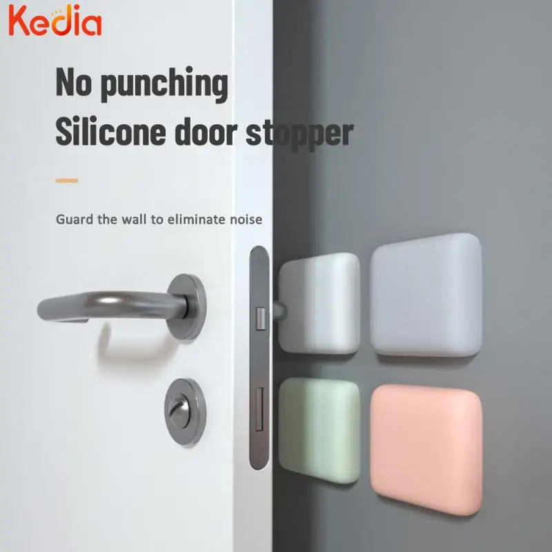 

1PCS Rubber Mute Stickers Self Adhesive Wall Mat Silicone Doorknob Mute Rubber Pad Wholesale Home Products Door Protection Pad