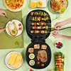Electric Baking Pan Household Double-sided Heating Deepening Plus Complete Automatic Power-off Stall Pancake Pan مكينة البانكيك 6