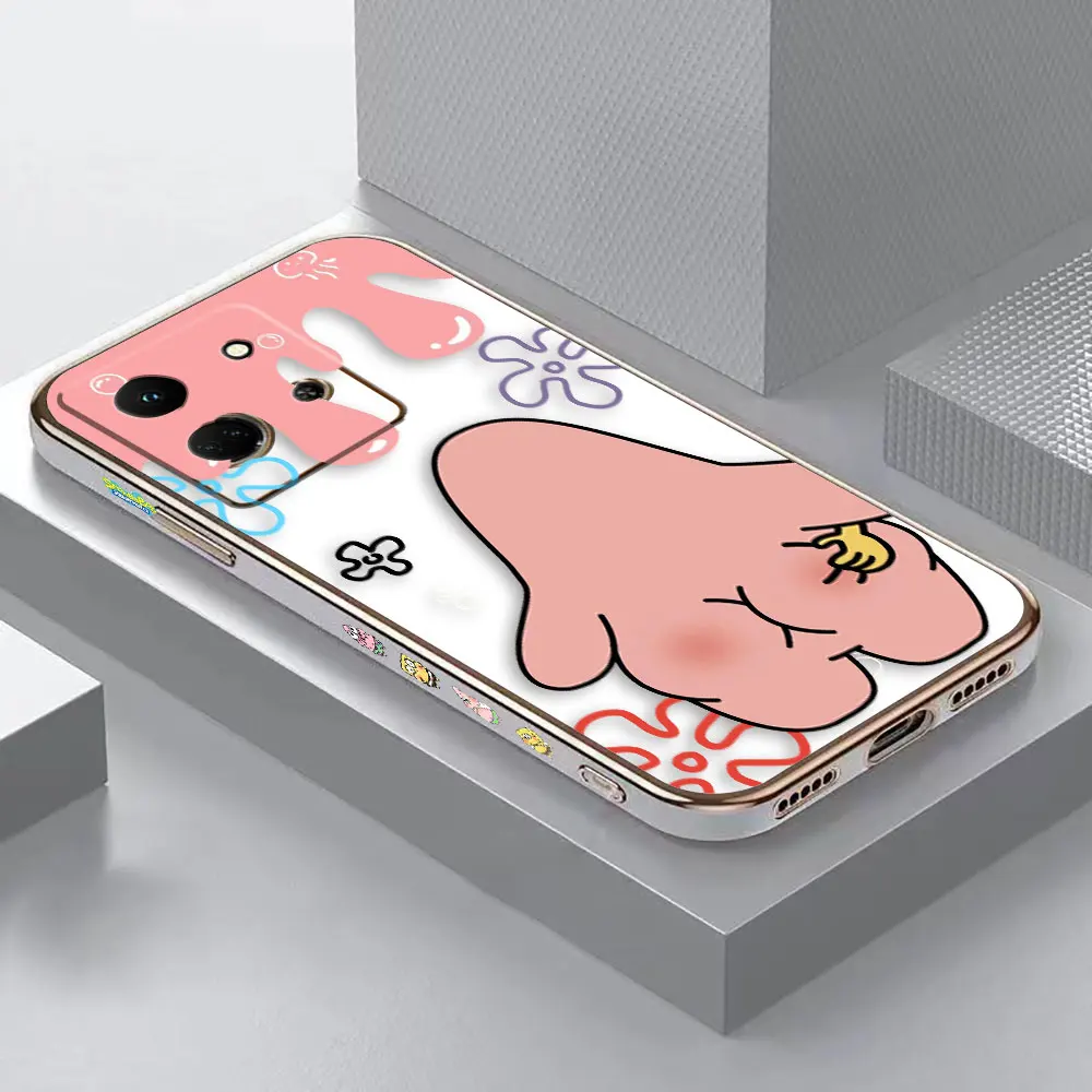 thumbnail image 1 of Cover Smooth E-TPU Phone Case Infinix NOTE 30 12 G96 12I 11 10 10I SMART 5 6 7 8 ZERO 20 X 5G PRO Case Cute S-SpongeBob Cartoon, 1 of 5