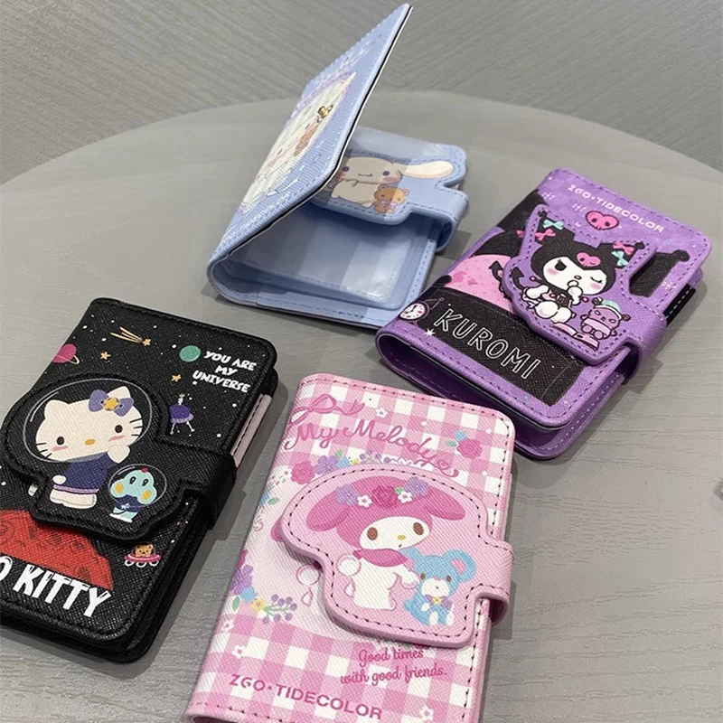 

Sanrio Cinnamoroll Kuromi Mymelody Cartoon Anti-theft ID Credit Card Holder kawaii Anime DollCard Bag Ticket Holder Pass Cover