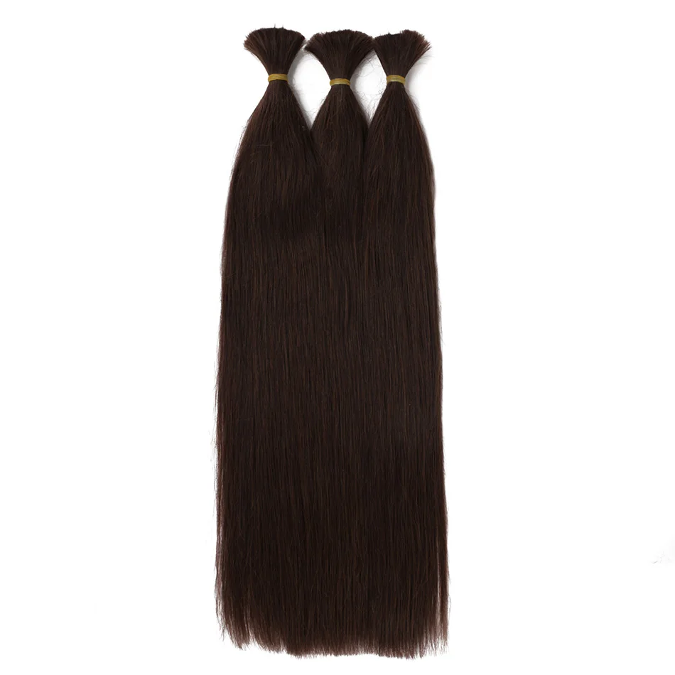 Straight Human Hair Bulk For Braiding No Weft Natural Vietnam Remy 100% Human Hair Extensions 50g