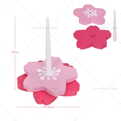 Sakura 3D Printed Smooth & Quiet Yarn Spinner Holder (Sakura)