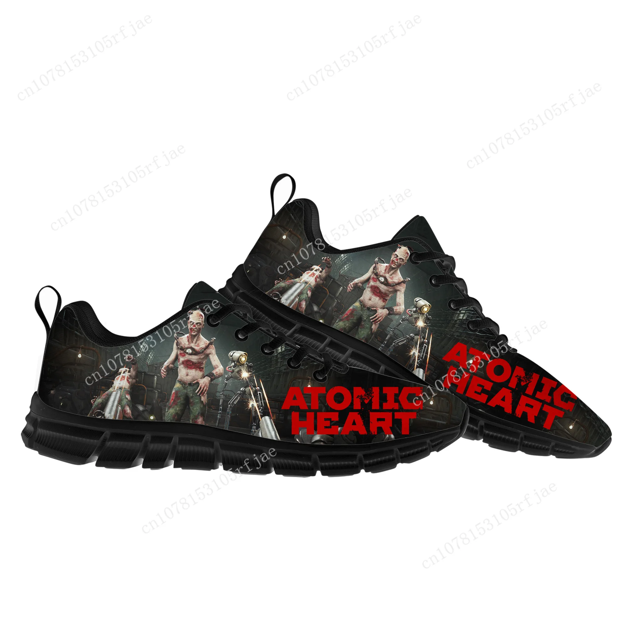 Atomic Heart Sports Shoes Cartoon Game Mens Womens Teenager Children Sneakers Fashion High Quality Sneaker Custom Built Shoes