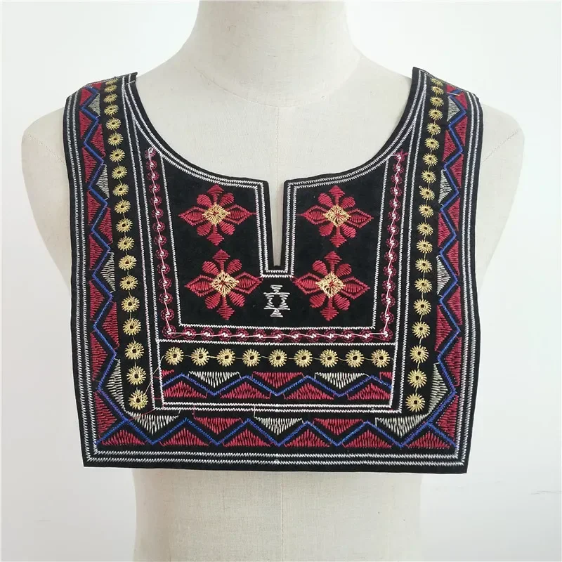Lace Collar DIY Embroidery Ethnic Style Lace Neckline Decorative Clothes Neckline Accessories Decals