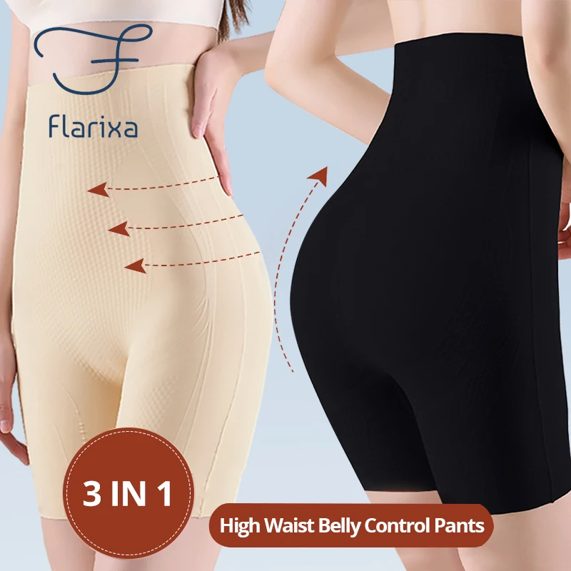 Women High Waist Trimming Tummy Tuck Leg Shaping Flare Pants Butt Lifter  Shorts Fajas Slimming Shaper slimming Panty Shapewear - AliExpress