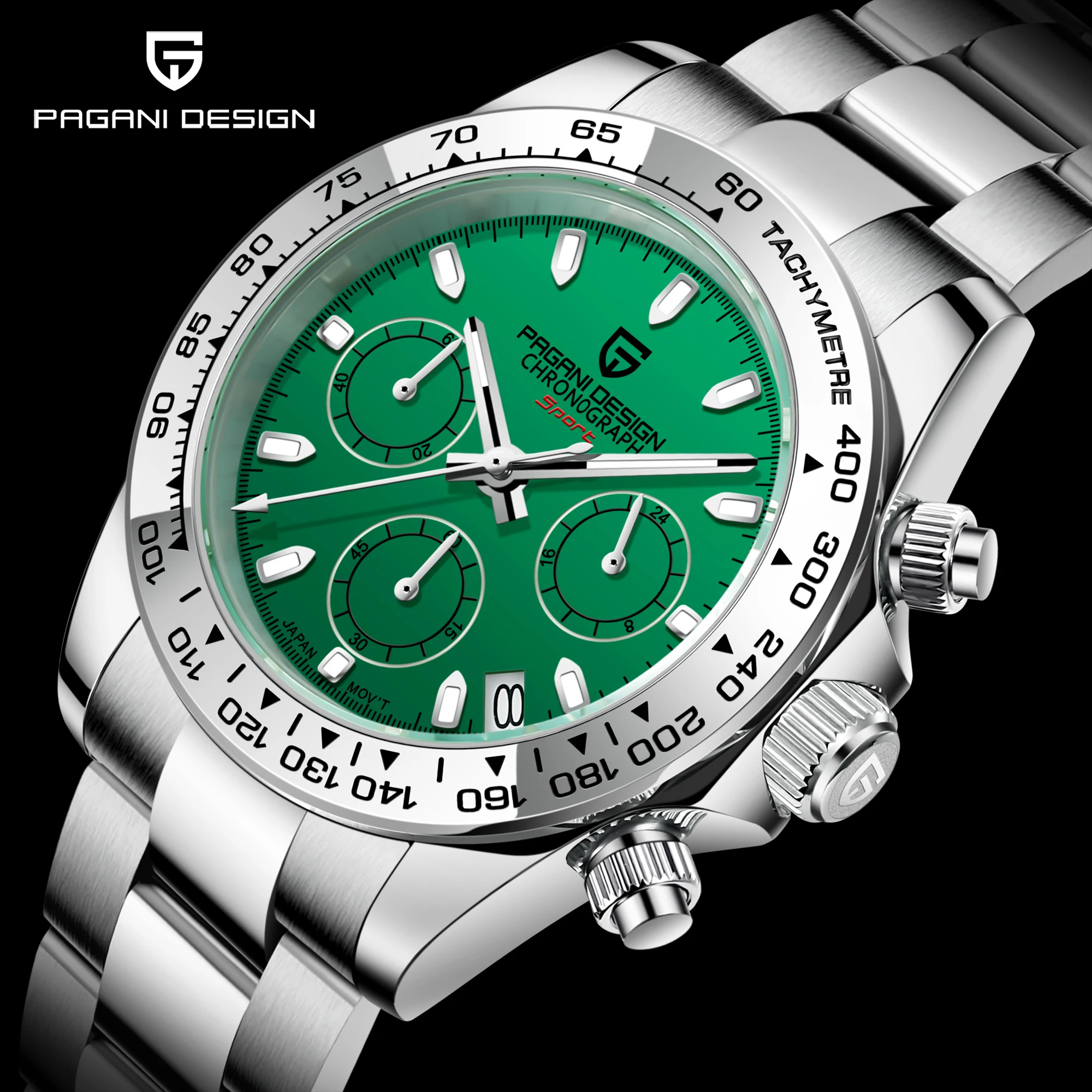 

PAGANI DESIGN Fashion Quartz Automatic Watch Neutral 40mm Sapphire Stainless Steel 100M Waterproof Clock RELOJ HOMBRE 2022 New