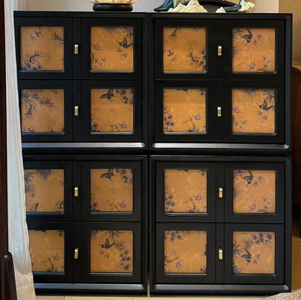 

Locker Solid wood bedside sofa side cabinet