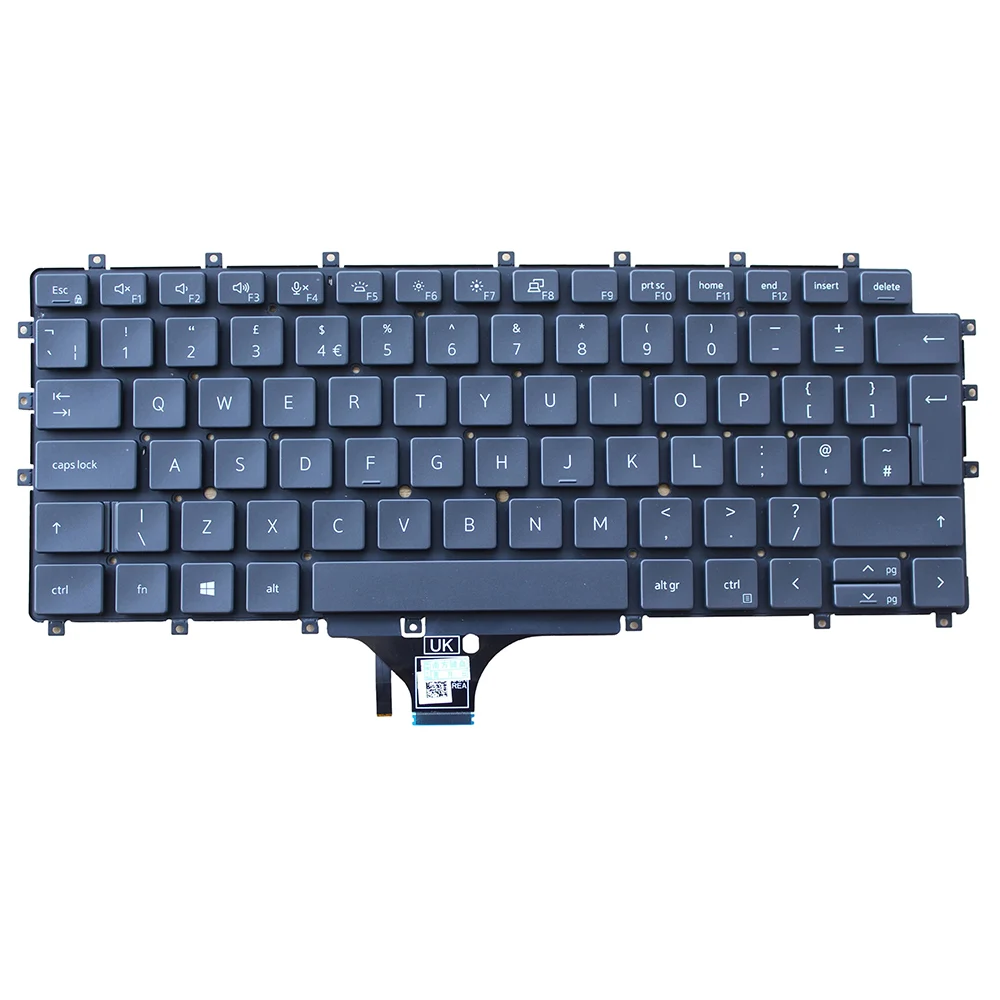 Английская клавиатура для ноутбука с подсветкой для Dell Latitude 9510 9520 01JHJY с большой клавишей ввода (art.: 3920c3cbade58) - 3920c3cbade58
