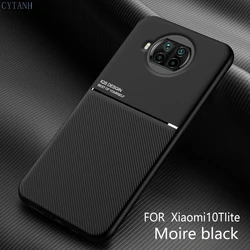 Sleek Magnetic Car Holder Case - Soft Silicone Shockproof Cover for Xiaomi 14 (Black)