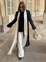Écharpes pour femmes 2026 : Nouvelle collection tendance, unies avec franges, accessoires polyvalents pour femme, toucher premium, écharpe longue à pompons pour couple 2