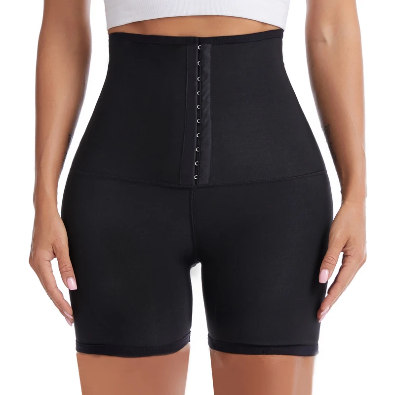 best tummy control shapewear uk Waist Trainer Sweat Sauna Pants Hot Thermo Women Body Shaper Slimming Leggings Tummy Control Shorts Weight Loss Workout Shapers target shapewear