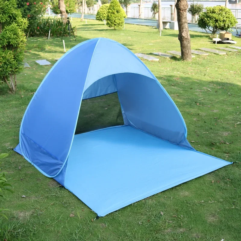 Outdoor Camping Tent Automatic Quick Opening Folding Beach Tent Sunshade, Sun Protection, And Rain Shelter