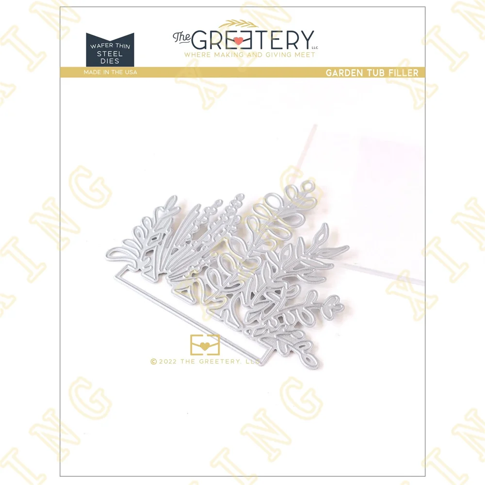 

Garden Tub Filler Metal Craft Cutting Dies DIY Scrapbook Paper Diary Decoration Card Handmade Embossing New Product for 2023