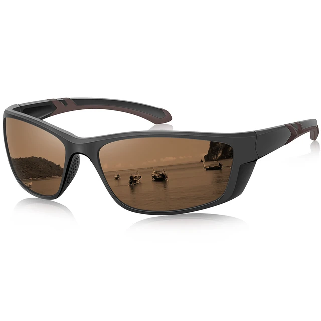 Polarized Sport Sunglasses for Men and Women,Ideal for Driving Fishing  Cycling and Running,UV Protection