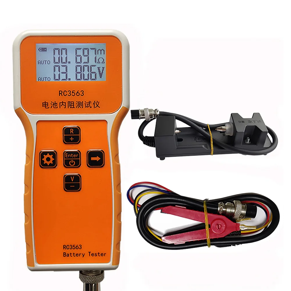 RC3563 High-precision Battery Voltage Internal Resistance Tester 4-wire AC Lithium Lead Acid Lithium Car Battery Tester voltage tester,resistance tester