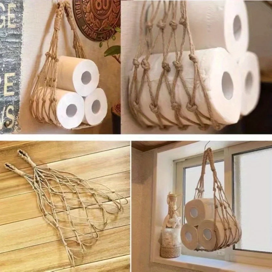 Description Picture 4 of itemToilet Paper Holder Roll Paper Storage Book Classification Rack Bathroom Towel Rack Kitchen Basket Household Storage Supplies