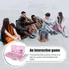 Small Mahjong Set Portable Mahjong Board Games For Adults Traditional Chinese Mahjong Tiles Outdoor Dormitory Travel Game 2