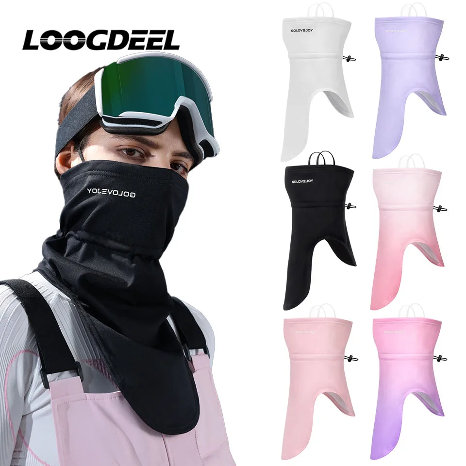 

LOOGDEEL Winter Warm Ski Bandana Windproof Facemask Ear Hanging Mask Outdoor Running Cycling Skiing Head Cover Motorcycle Helmet