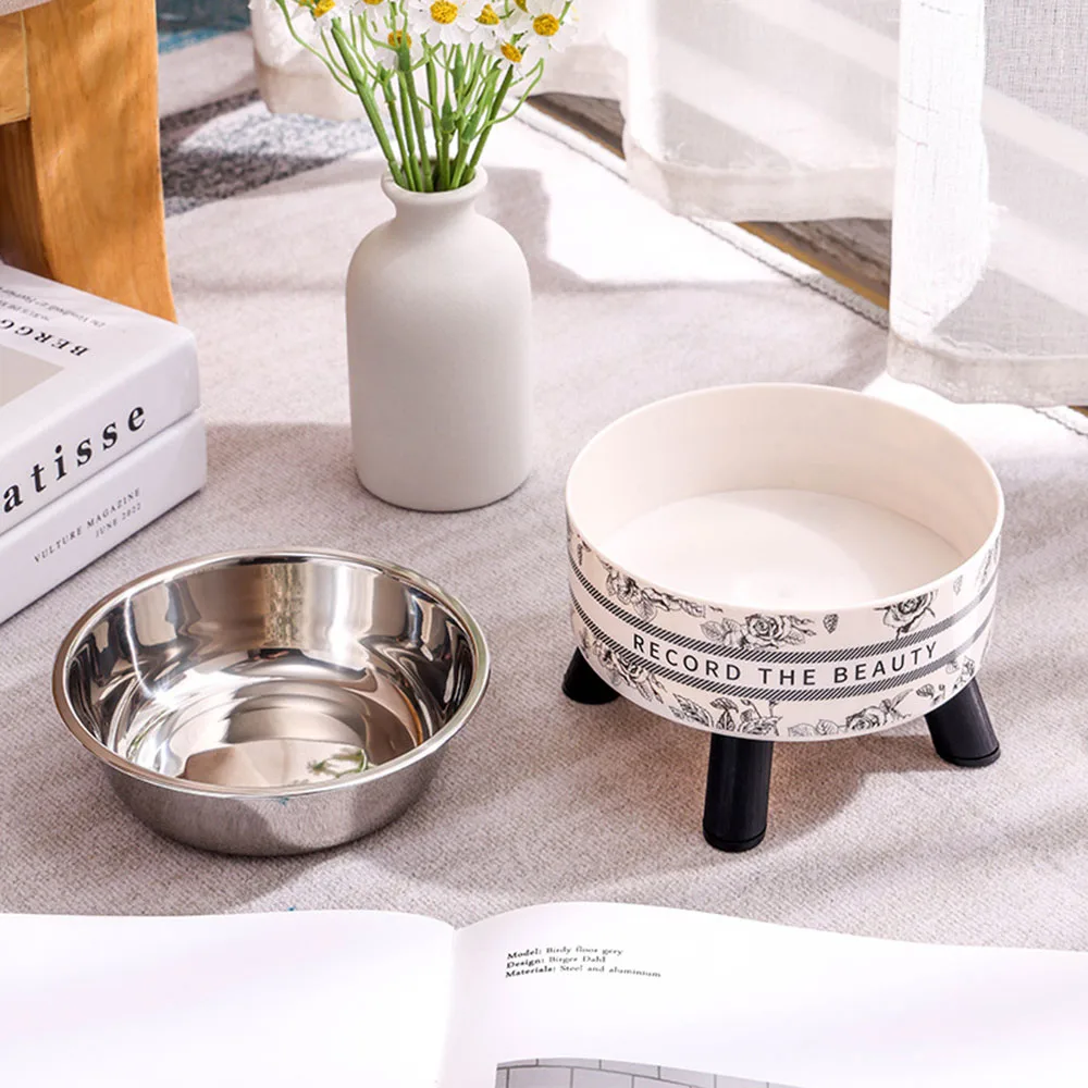 Stainless Steel Elevated Pet Bowls 4