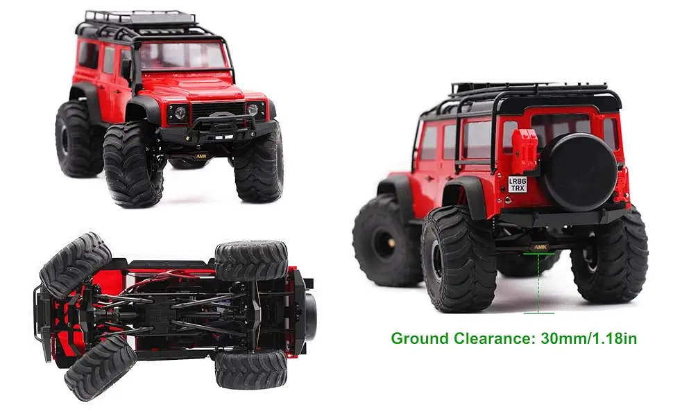 TRX4M Portalachsen-Bausatz; Portalachsen 1/18; Portalachse 1/18 TRX4M; RC-Achsen 1/18;