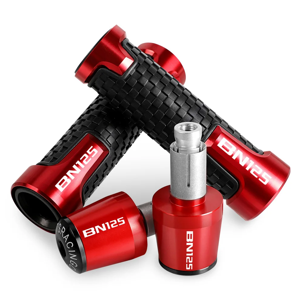 

7/8'' 22mm Motorcycle handlebar grips ends handle bar Anti-skid grip end FOR Benelli BN125 2018 2019 2020 2021 2022