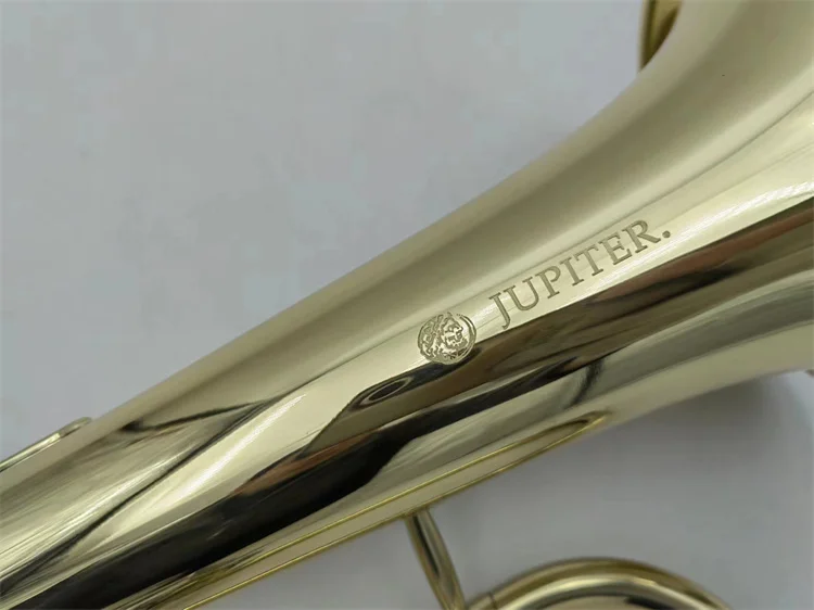 Professional Flugelhorn Gold Lacquer Case Bb Yellow Brass Bell